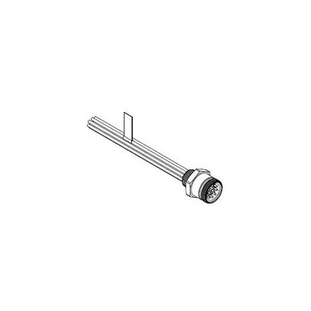 Woodhead Pin & Sleeve Receptacle, 60 A, 480V AC, 3 Phase, 3 Pole, White 1301500210